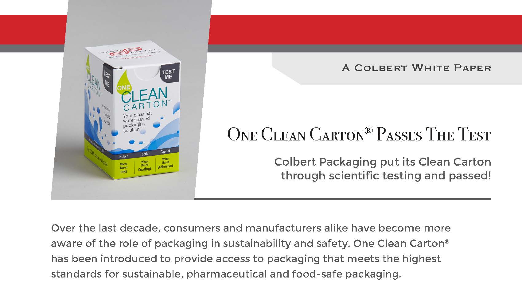 One Clean Carton